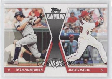 2011 Topps - Diamond Duos Series 2 #DD-14 - Ryan Zimmerman, Jayson Werth