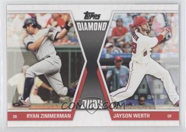 2011 Topps - Diamond Duos Series 2 #DD-14 - Ryan Zimmerman, Jayson Werth