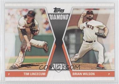 2011 Topps - Diamond Duos Series 2 #DD-15 - Tim Lincecum, Brian Wilson