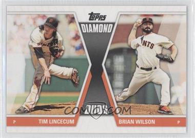 2011 Topps - Diamond Duos Series 2 #DD-15 - Tim Lincecum, Brian Wilson