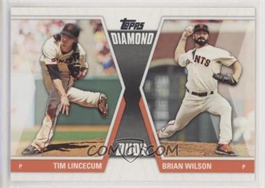 2011 Topps - Diamond Duos Series 2 #DD-15 - Tim Lincecum, Brian Wilson