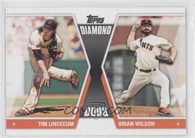 2011 Topps - Diamond Duos Series 2 #DD-15 - Tim Lincecum, Brian Wilson