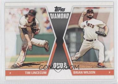 2011 Topps - Diamond Duos Series 2 #DD-15 - Tim Lincecum, Brian Wilson