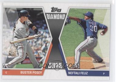 2011 Topps - Diamond Duos Series 2 #DD-17 - Buster Posey, Neftali Feliz