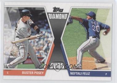 2011 Topps - Diamond Duos Series 2 #DD-17 - Buster Posey, Neftali Feliz