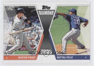 2011 Topps - Diamond Duos Series 2 #DD-17 - Buster Posey, Neftali Feliz