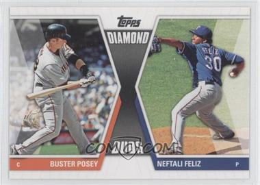 2011 Topps - Diamond Duos Series 2 #DD-17 - Buster Posey, Neftali Feliz