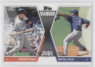 2011 Topps - Diamond Duos Series 2 #DD-17 - Buster Posey, Neftali Feliz