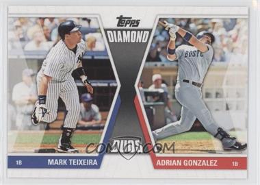 2011 Topps - Diamond Duos Series 2 #DD-25 - Mark Teixeira, Adrian Gonzalez