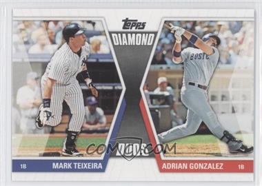 2011 Topps - Diamond Duos Series 2 #DD-25 - Mark Teixeira, Adrian Gonzalez