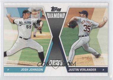 2011 Topps - Diamond Duos Series 2 #DD-27 - Josh Johnson, Justin Verlander