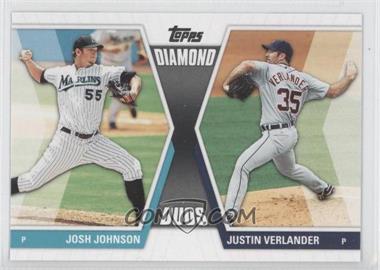 2011 Topps - Diamond Duos Series 2 #DD-27 - Josh Johnson, Justin Verlander