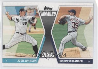 2011 Topps - Diamond Duos Series 2 #DD-27 - Josh Johnson, Justin Verlander