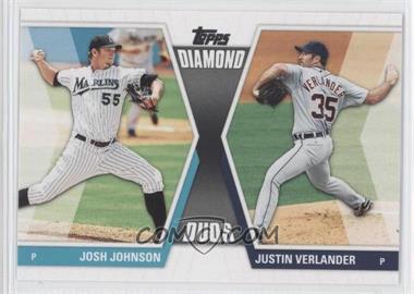 2011 Topps - Diamond Duos Series 2 #DD-27 - Josh Johnson, Justin Verlander