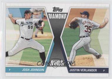 2011 Topps - Diamond Duos Series 2 #DD-27 - Josh Johnson, Justin Verlander