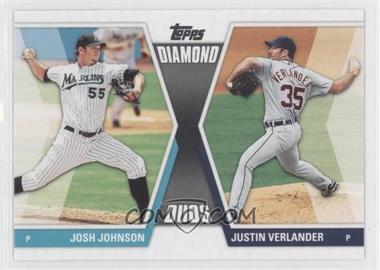 2011 Topps - Diamond Duos Series 2 #DD-27 - Josh Johnson, Justin Verlander