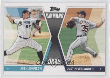 2011 Topps - Diamond Duos Series 2 #DD-27 - Josh Johnson, Justin Verlander