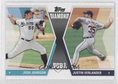 2011 Topps - Diamond Duos Series 2 #DD-27 - Josh Johnson, Justin Verlander