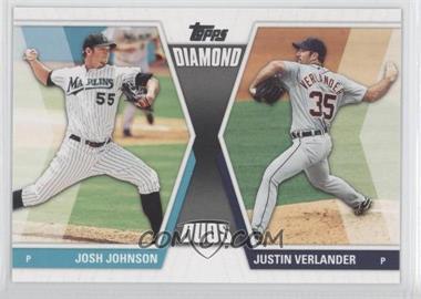 2011 Topps - Diamond Duos Series 2 #DD-27 - Josh Johnson, Justin Verlander