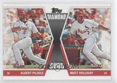 2011 Topps - Diamond Duos Series 2 #DD-28 - Albert Pujols, Matt Holliday