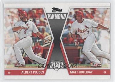 2011 Topps - Diamond Duos Series 2 #DD-28 - Albert Pujols, Matt Holliday