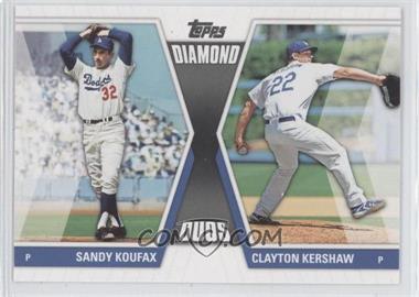 2011 Topps - Diamond Duos Series 2 #DD-30 - Sandy Koufax, Clayton Kershaw