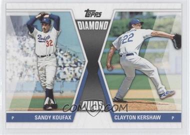 2011 Topps - Diamond Duos Series 2 #DD-30 - Sandy Koufax, Clayton Kershaw