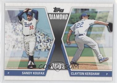 2011 Topps - Diamond Duos Series 2 #DD-30 - Sandy Koufax, Clayton Kershaw