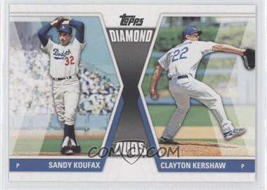 2011 Topps - Diamond Duos Series 2 #DD-30 - Sandy Koufax, Clayton Kershaw