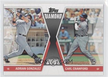 2011 Topps - Diamond Duos Series 2 #DD-4 - Adrian Gonzalez, Carl Crawford