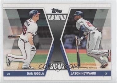 2011 Topps - Diamond Duos Series 2 #DD-5 - Dan Uggla, Jason Heyward