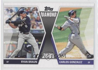 2011 Topps - Diamond Duos Series 2 #DD-6 - Ryan Braun, Carlos Gonzalez