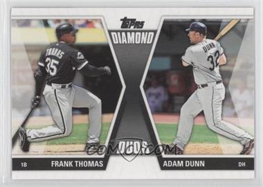 2011 Topps - Diamond Duos Series 2 #DD-7 - Frank Thomas, Adam Dunn [Noted]