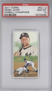 2011 Topps - Kimball Champions - Mini #KC-2 - Derek Jeter [PSA 10 GEM MT]