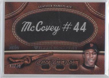 2011 Topps - Manufactured Glove Leather Nameplate - Black #MGL-WM.1 - Willie McCovey (Giants) /99