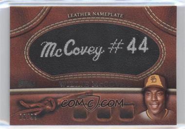 2011 Topps - Manufactured Glove Leather Nameplate - Black #MGL-WM.2 - Willie McCovey (Padres) /99