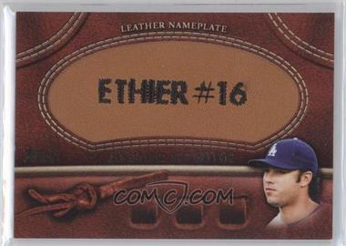 2011 Topps - Manufactured Glove Leather Nameplate #MGL-AE - Andre Ethier