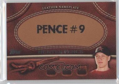 2011 Topps - Manufactured Glove Leather Nameplate #MGL-HP - Hunter Pence