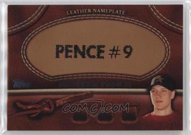 2011 Topps - Manufactured Glove Leather Nameplate #MGL-HP - Hunter Pence