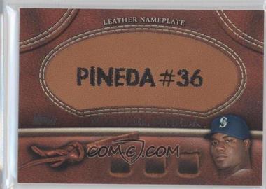 2011 Topps - Manufactured Glove Leather Nameplate #MGL-MP.1 - Michael Pineda