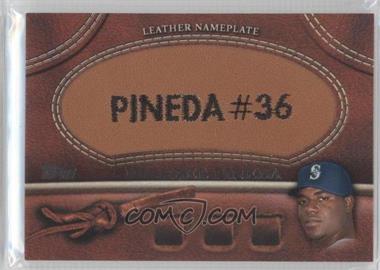 2011 Topps - Manufactured Glove Leather Nameplate #MGL-MP.1 - Michael Pineda