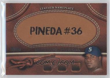 2011 Topps - Manufactured Glove Leather Nameplate #MGL-MP.1 - Michael Pineda