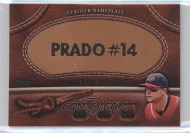 2011 Topps - Manufactured Glove Leather Nameplate #MGL-MP.2 - Martin Prado