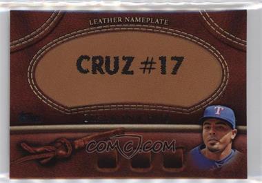 2011 Topps - Manufactured Glove Leather Nameplate #MGL-NC - Nelson Cruz