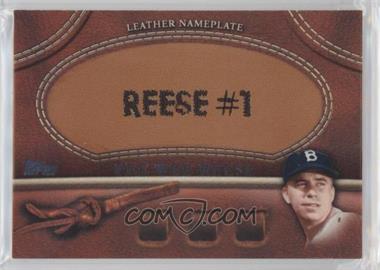 2011 Topps - Manufactured Glove Leather Nameplate #MGL-PWR - Pee Wee Reese