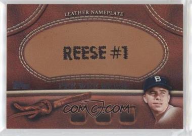 2011 Topps - Manufactured Glove Leather Nameplate #MGL-PWR - Pee Wee Reese