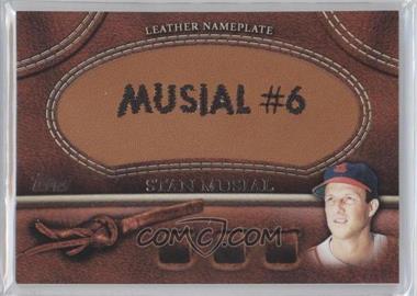 2011 Topps - Manufactured Glove Leather Nameplate #MGL-SM - Stan Musial