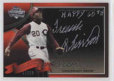 2011 Topps - Multi-Product Insert 60th Anniversary Autographs #60A-FR - Frank Robinson /60