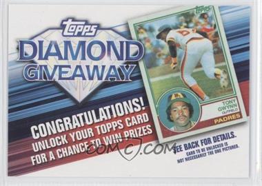 2011 Topps - Redemptions Diamond Giveaway Code Cards #TDG-11 - Tony Gwynn