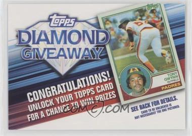 2011 Topps - Redemptions Diamond Giveaway Code Cards #TDG-11 - Tony Gwynn